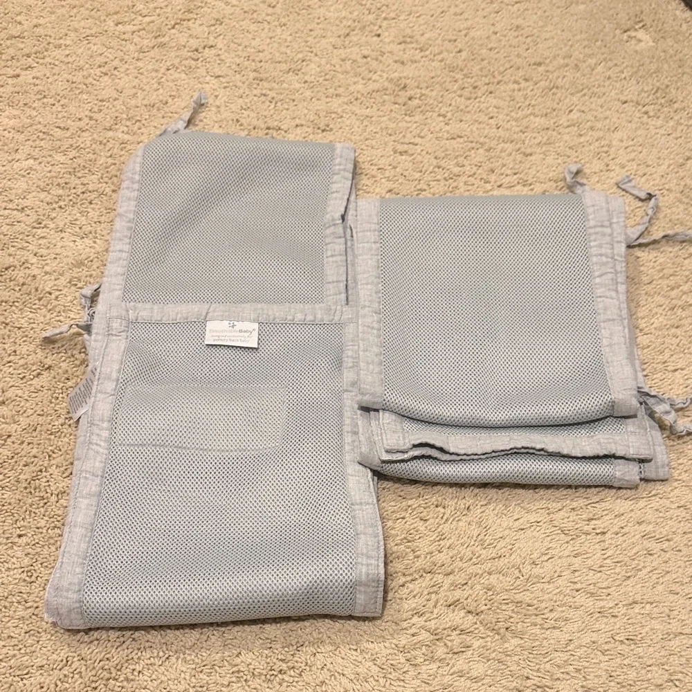 Pottery Barn Kids Light Gray Mesh Nursery Organizer